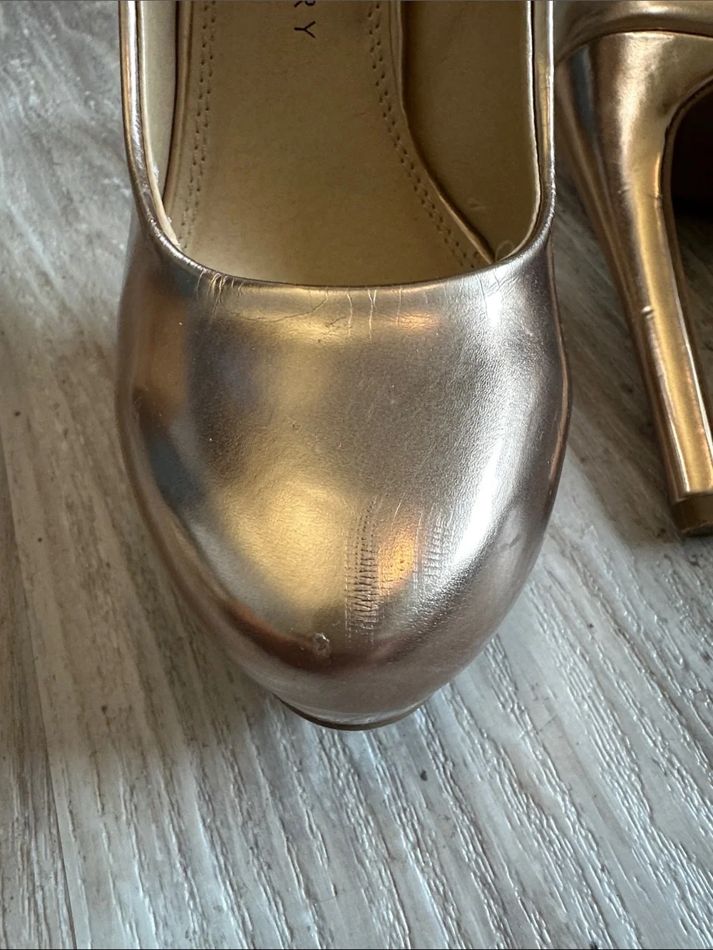 Chinese Laundry Rose Gold Platform Stiletto Pumps
